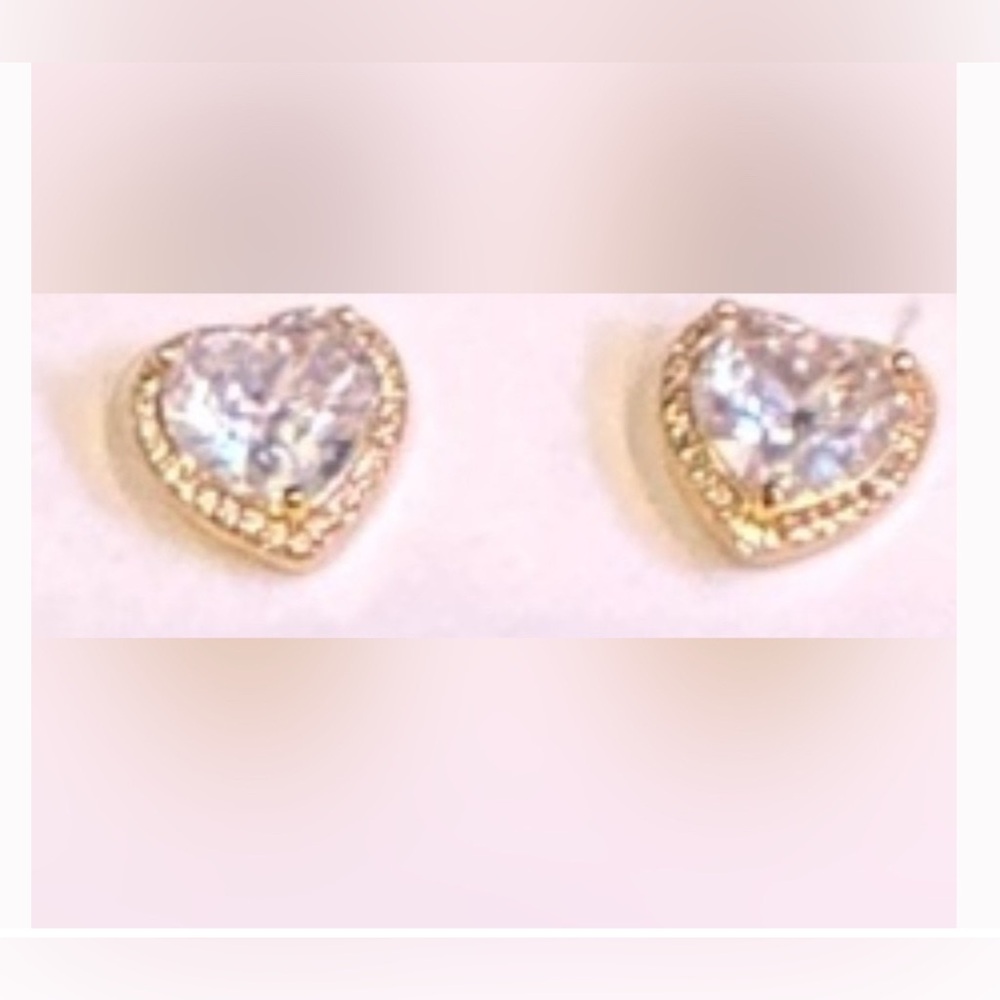 Beautiful Kate spade heart earrings